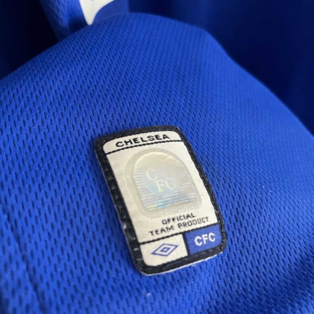 Chelsea 2003-2005 Home Soccer Jersey Uumbro Size Large Reversible - Picture 8 of 14